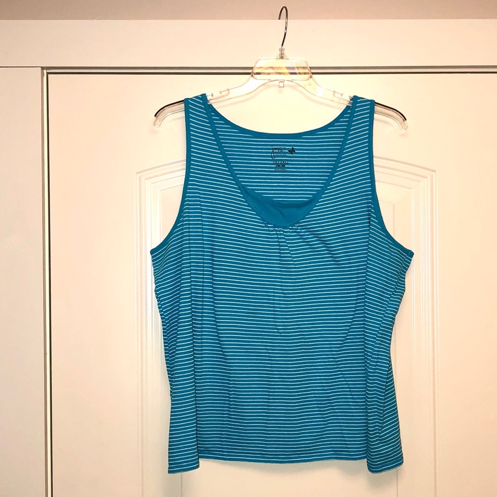 JMS Striped Tank Top. 3X